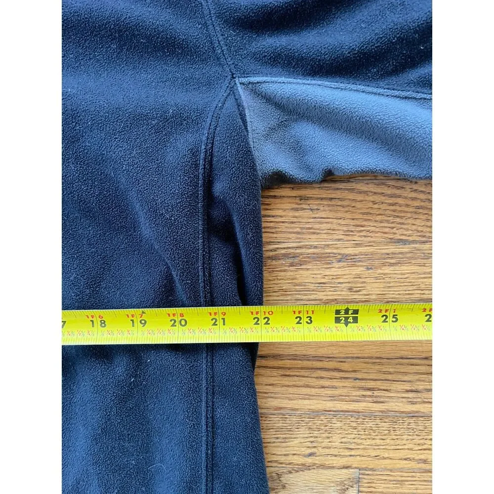 THE NORTH FACE Black Gray 1/4 Zip Up Active Hiking Jacket   Mens Size XL